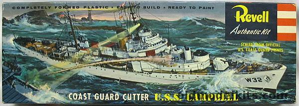 Revell 1/301 USS Campbell Coast Guard Cutter - 'S' Kit, H338-149 plastic model kit